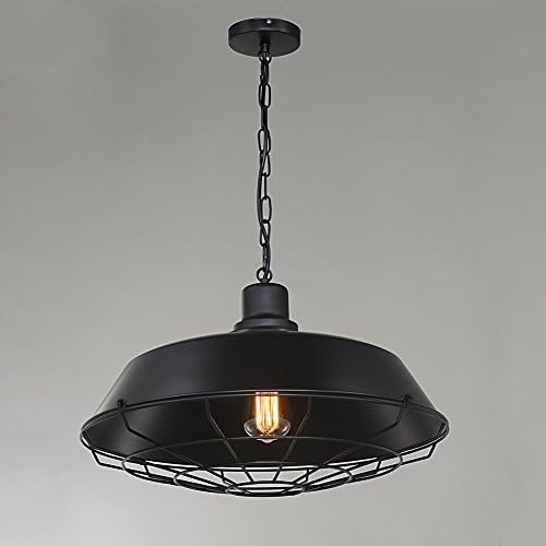 Industrial Vintage Style Edison Adjustable Large Pendant Light Loft Metal Fan Fixture Restaurant Bar Lighting FCC Certified Dome/Bowl Shape Mounted Fixture Ceiling Light Chandelier RH RUIVAST