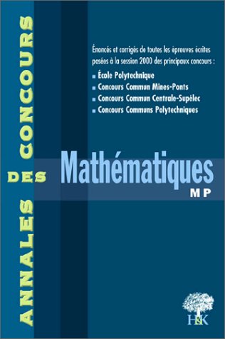 Mathématiques, MP