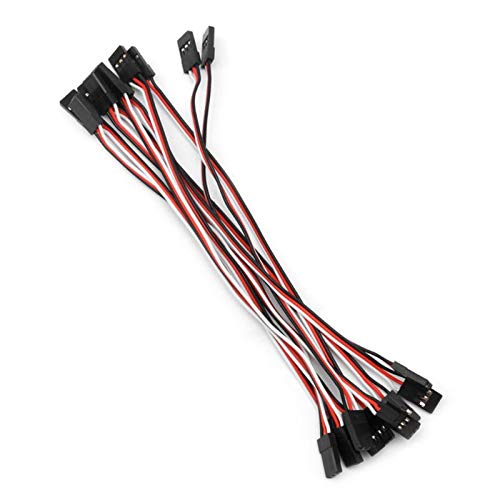 Extension Cord,Unknows 10pcs 10cm Quadcopter Extension Servo Lead Futaba JR Male to Male Wire Cable RC to Male Wire Cable RC