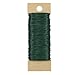 Foraineam 6-Pack 228 Yards 22 Gauge Green Floral Wire Flexible Paddle Wire for Crafts, Wreaths, Garland and Floral Arrangements