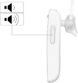 Hama Mono Bluetooth 5.0 Headset 15Hr Talk Time Multipoint Voice Control White view 4