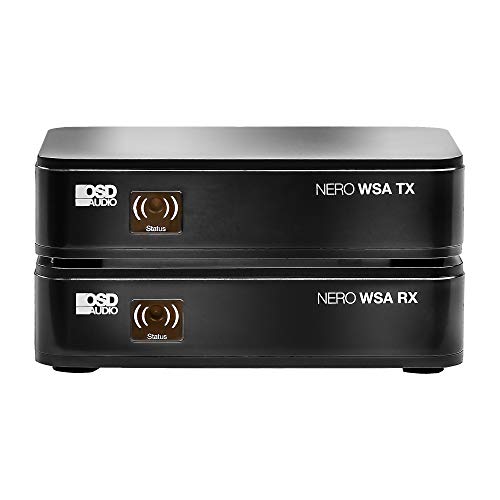 Nero-WSA Wireless Subwoofer Transmitter/Receiver Kit with 5.8 GHz Frequency Band and Dual Source Diversity Antennas – OSD Audio