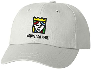 Queensboro Shirt Company ​Custom Embroidered Sportsman Cotton Baseball Hat - Free Logo Setup - Pack Of 5​