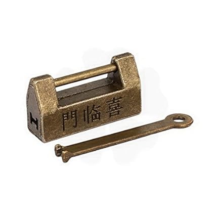 Latch Jewelry Box Drawer Retro Style Carved Chinese Characters