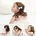 Shemay 20 Pairs Tiny 2 inches Hair Bows Fully Covered Hair Clips for Baby Girls Toddlers Infants