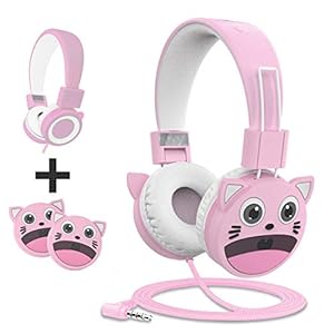 KidMoments K13 Kinderkoptelefoons met Volumebegrenzing van 85dB voor Gehoorbescherming & Notice,Gemaakt van…