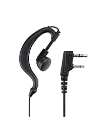 Baofeng Negro PTT Earpiece Earphone Headset Micrófono para Baofeng 5R uv-5 X tyt Jamón Two-way radio Walkie Talkie Transceptor