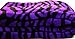 Super Soft Coral Fleece Blanket Queen 92x76 by WPM, Violet (DAHL-CORALVIOLET-Zebra)