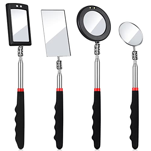 Mua 4 Pieces Telescoping Inspection Mirror Telescoping LED Lighted