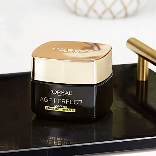 LOREAL PARIS AGE PERFECT CELL RENEWAL ANTI-AGING DAY MOISTURIZER WITH BROAD SPECTRUM SPF 25 SUNSCREEN, ANTIOXIDANTS, AND VITAMIN E 1.7OZ