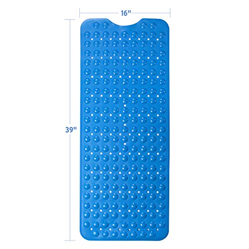 AmazerBath Bath Tub Mat, Larger Suction Cups Bath Mats with Strong Grip