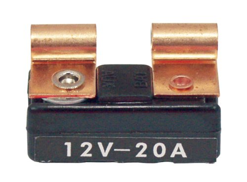 Bussmann CBF-20 Circuit Breaker (Type II, Glass Fuse Style Automotive - 20 A), 1 Pack