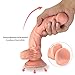 8.5 inch Size Dildo Handsfree Lifelike Relax Massager Dildo Toys with Strong Suction Cup, LUV-SPOT Cock Penis Adult Sex Toy G- Spot for Women, Anal Play