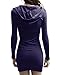 DOUBLJU Basic Buttoned Henley Neck Bodycon Hoodie Dress Stretched Mini Skirts Casual Trendy Dresses for Womens with Plus Size