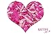 BATTIFE It's a Girl, 6Pack Gender Reveal Confetti Sticks, Tissue Paper Confetti Flick Flutter Wands for Baby Girl Shower, Wedding, Birthday Party Supplies Decoration, Shoot Poppers, 14inch Pink