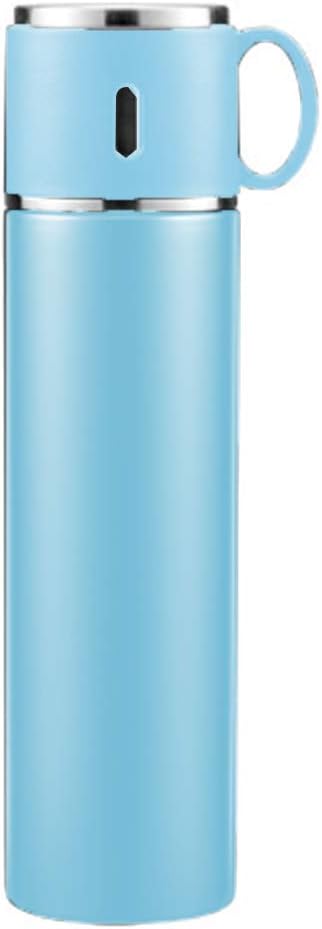 Amazon 水筒 真空断熱 直飲み 魔法瓶 ステンレス ボトル 保温 保冷 サハラスリム マグボトル 大容量 コップ付き 580ml ギフト ビジネスカップ スカイブルー 水筒 マグボトル オンライン通販