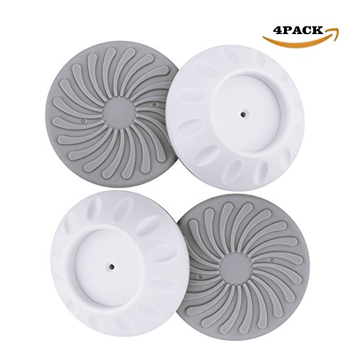 JUSTIME Wall Protection Guard Saver,Tazze da Parete per i Portoni del Bambino Proteggono la Superficie Della Parete, la Porta, le Scale di Legno (4 Pack)