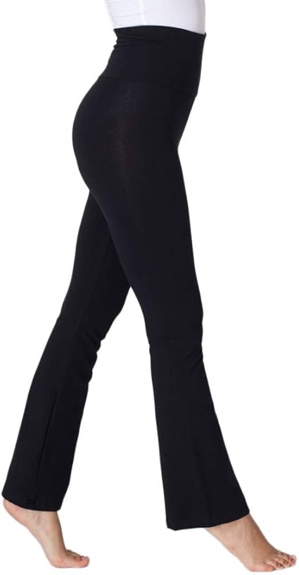 stretch denim bootcut leggings