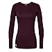 Sivvan Women’s Comfort Long Sleeve T-Shirt / Underscrub Tee - S8500 - Eggplant - M