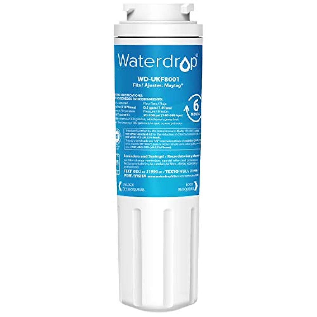 Waterdrop UKF8001 Refrigerator Water Filter for 396395 469006 NSF SAMEDAY SHIP 840814130223 eBay