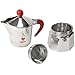 Bialetti 06786 Moka Cafe 3 Cup Stove Top Espresso Maker Red