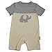 Silkberry Baby Bamboo Unisex-Baby Short Sleeve Romper