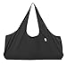 Yogiii Yoga Mat Bag | The ORIGINAL YogiiiTotePRO | Large Yoga Mat Bag or Yoga Mat Carrier with Side Pocket | Yoga Bag Fits Most Size Mats (Obsidian Black)
