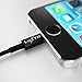 Luxtr - iPhone Charger - 6.5 ft - True Apple Certification, Fits All Cases, Works with All Lightning Devices - Black