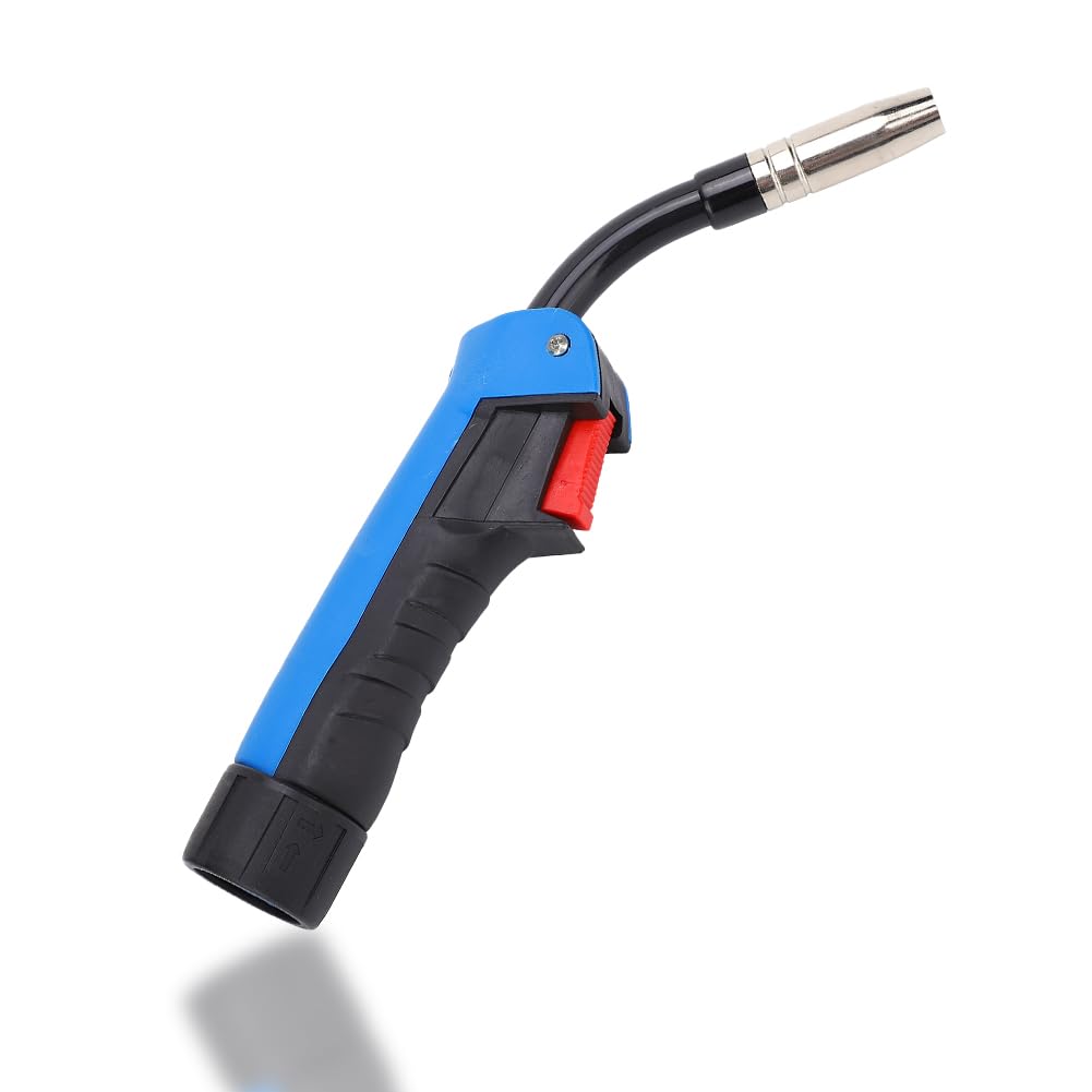 Joyzan MIG Welding Gun Head, 15AK Torsion Tip Head Torch Cutters Welders Soldering Professional Carbon Dioxide Weld Cutter Body with Rubber Handle Replacement Part Accessories Equipment for Machine