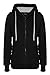ACEVOG Ladies Womens Soft Teddy Sherpa Fleece Hooded Jumper Hoody Jacket Coat