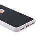 Accessory Crunch Anti-Gravity Selfie Case for iPhone 7, Nano Suction Stick to Glass, Tile, Car GPS, Most Smooth Surface - Black on White
