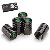 TK-KLZ 5Pcs Chrome Car Tire Valve Stem Caps for Tesla Roadster Model S Model X Model 3 TESLASUV Decorative Accessory