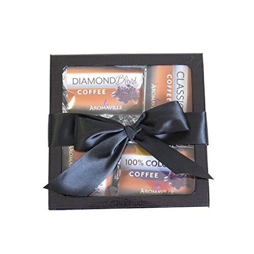 2 Gourmet+Coffee+Gift+Set+Basket