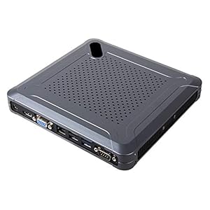 Mini PC,Desktop Computer,Windows 10 Pro/Linux Ubuntu,AMD Quad Core GX-420G,(Black),[HUNSN BH06],[COM/VGA/HDMI/LAN/6USB2…