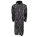 Universal Textiles Mens Long Length Waterproof Hooded Coat/Jacket (L Chest: 46-49inch) (Black)
