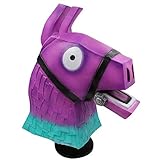 NECHARI Purple Rainbow Horsehead Mask Deluxe Latex Full Head Halloween Cosplay Accessory