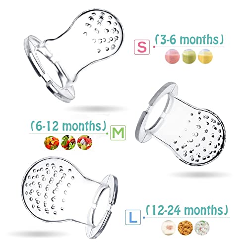 Baby Fruit Feeder Silicone Fresh Food Feeder Pacifier Mesh Feeder