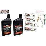 YAMAHA Yamalube OEM TWIN Outboard Gear Lube Kit w/Pump, ACC-GEARL-UB-QT Lower Unit Oil, 90430-08003-00 Gaskets 2 Stroke 4 Stroke F15 F20 F25 F40 F50 F60 F70 F75 F90 F115 F150 F175 F200 F225 F250