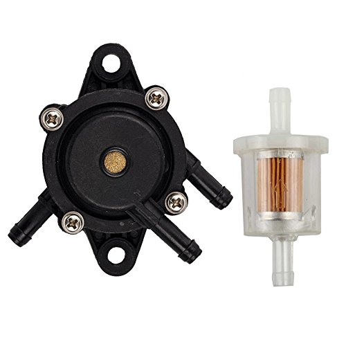 HIFROM 691035 Fuel Filter with Fuel Gas Pump for Briggs & Stratton 491922 808656 Honda 16700-Z0J-003 Kawasaki 49040-7001 Kohler 24 393 04S 24393 16S