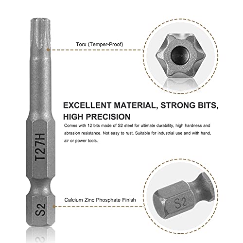 GreaTalent 56in1 S2 Steel Impact Driver Bit Set 1/4" Hex Shank