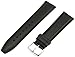 Hadley-Roma Men's MSM881RA-200 20-mm Black Oil-Tan Leather Watch Strap