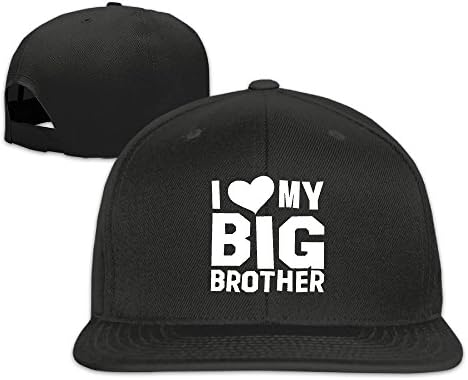 I Love My Big Brother Flat Brim Baseball Hat