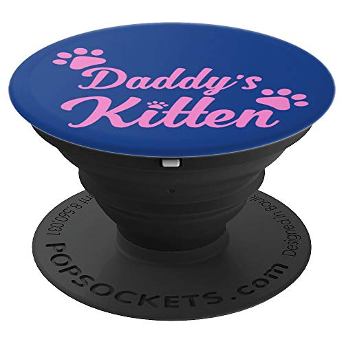 Kawaii DDLG ABDL BDSM Daddy's Kitten Kink Gift - PopSockets Grip and Stand for Phones and Tablets