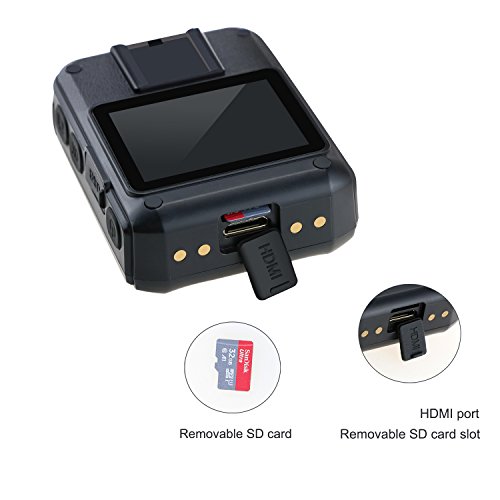 Wordcam-Portable-Video-Recorder-for-Police-Law-Enforcement-Night-Vision-Security-DVR-120-Degree-Lens-Waterproof-Body-Worn-camera-with-32-GB-External-Removable-Memory-Card-Black