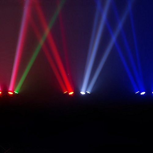 CHAUVET DJ Helicopter Q6 Multi-Effect Light w/SMD Strobe and Red/Green Laser on Rotation Base | Laser & Strobe Effects