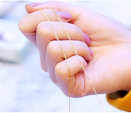 A Pair 925 Sterling Silver Tassel Threader Drop Earrings Long Chain Ear Line (Gold)