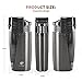 Cigar Lighter, Triple 3 Jet Flame Refillable Butane Torch Lighter with Punch