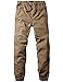 Match Men's Loose Fit Chino Washed Jogger Pant (29, 6535 Khaki)
