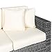 Best Choice Products 3-Seat Outdoor Wicker Patio Sofa w/Removable Cushions, Gray