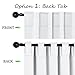 NICETOWN Living Room Darkening Curtain Drapes - (Cloud Grey) W52 x L84, Set of 2, Room Darkening Window Treatment Drapery Panels